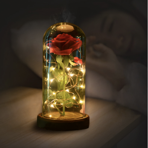 Цветочная светодиодная настольная лампа