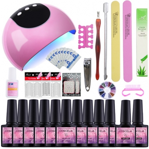 Комплект для маникюра (сушка, лак, инструменты)