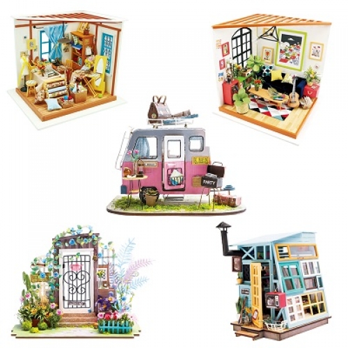 Кукольный домик с мебелью для девочек