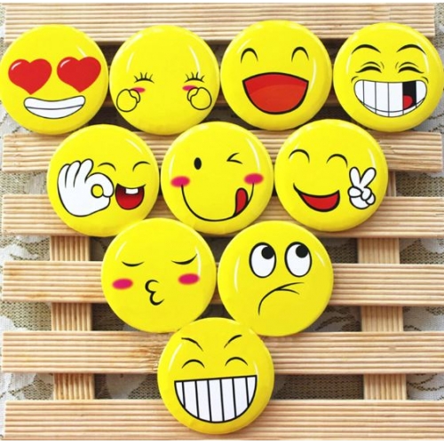 Брошь "Смайлы"