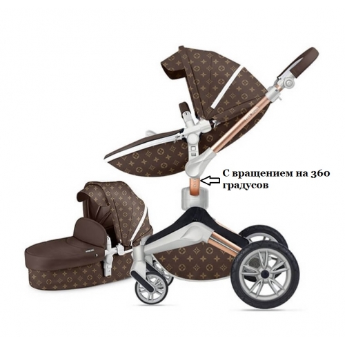 Коляска Hot Mom Loui Vuitton New 360