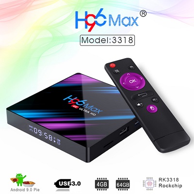 ТВ-приставка на андроид H96 MAX 4K Ultra HD