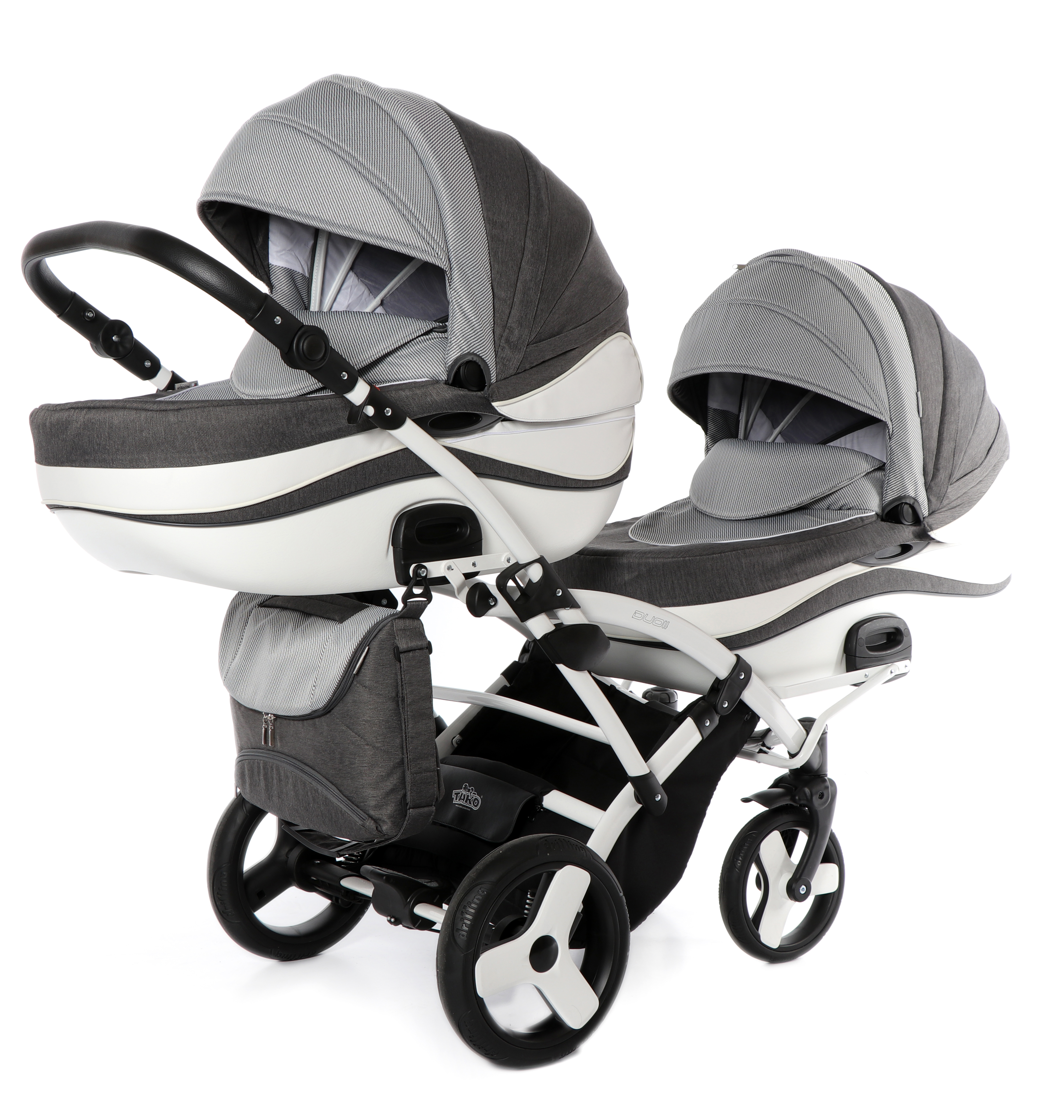 Коляска для двойни Tako Moonlight Zakard Duo Slim