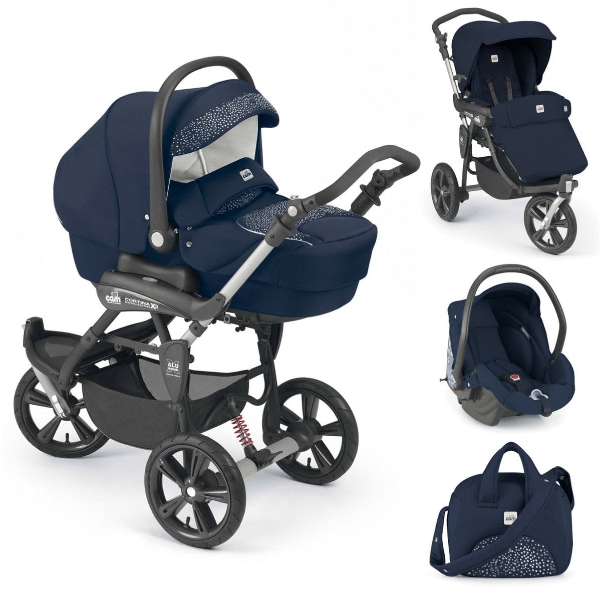 Универсальная коляска Cam Cortina X3 Tris Evolution